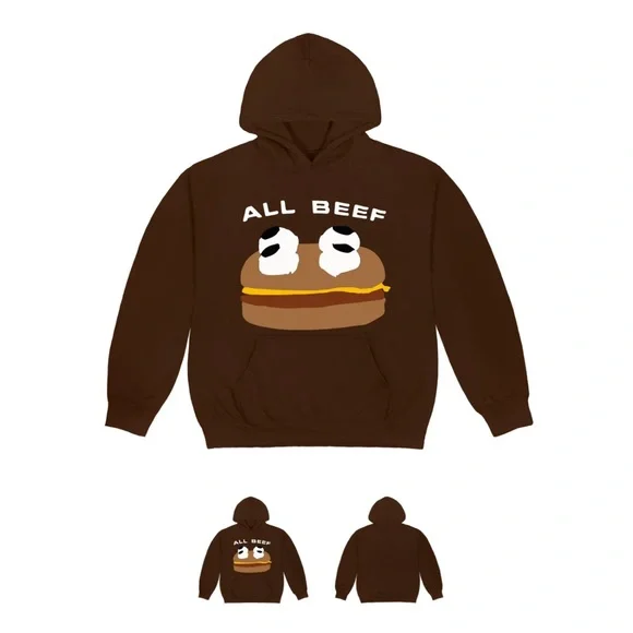🌲MCDONALDS CACTUS FLEAMARKET All Beef hamburger hoodie🌲